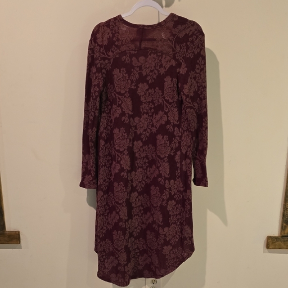 Knox Rose Purple Floral Long Jacket - Picture 4 of 4